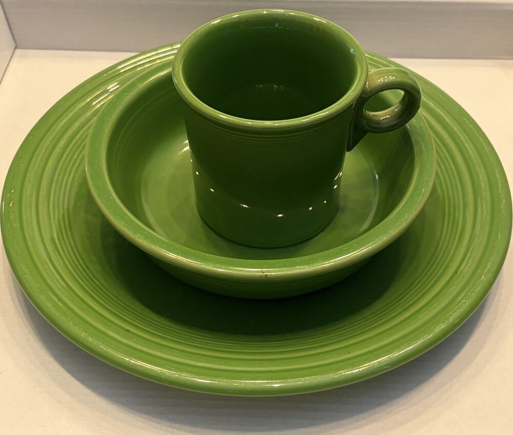 Fiesta Ware Place Setting (3 Pieces) Shamrock Retired
